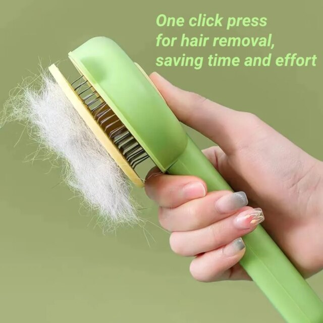 Cat Brush Pet Hair Removal Brush Hair Remover Pet Grooming Brush for Cats Dogs Magic Massage Cat Comb Hair Remover Pet Supplies - Image 2