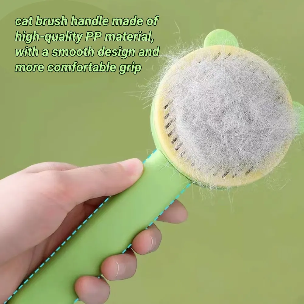 Cat Brush Pet Hair Removal Brush Hair Remover Pet Grooming Brush for Cats Dogs Magic Massage Cat Comb Hair Remover Pet Supplies