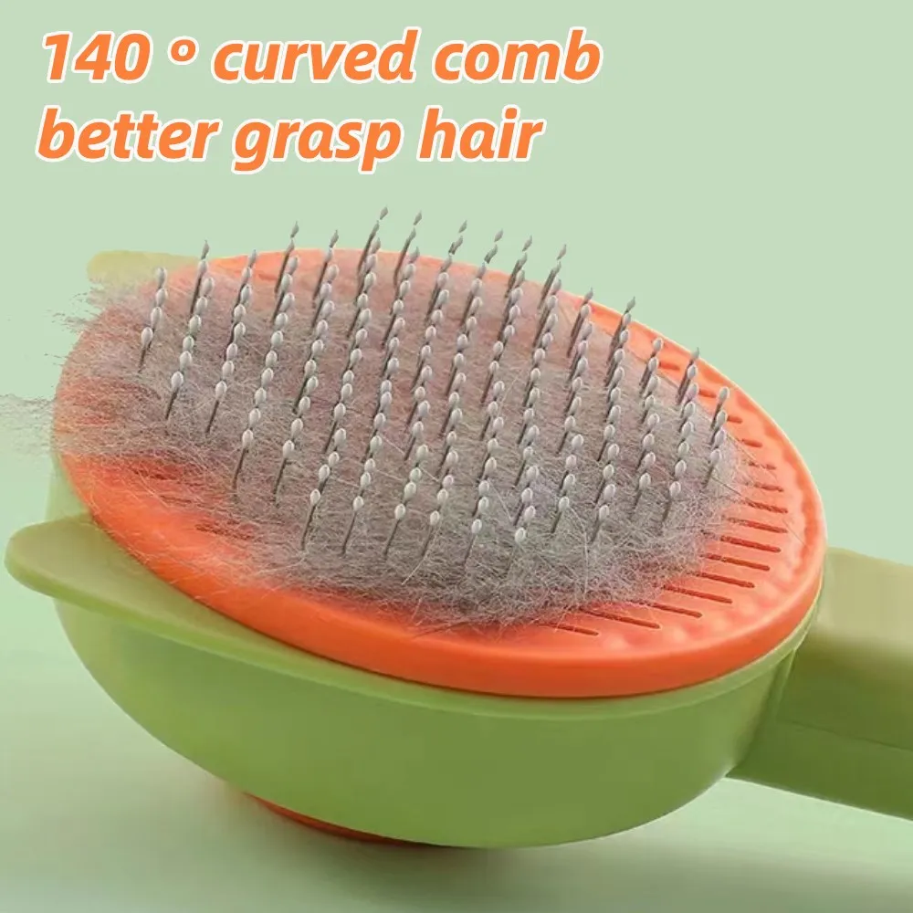 Cat Brush Pet Hair Removal Brush Hair Remover Pet Grooming Brush for Cats Dogs Magic Massage Cat Comb Hair Remover Pet Supplies