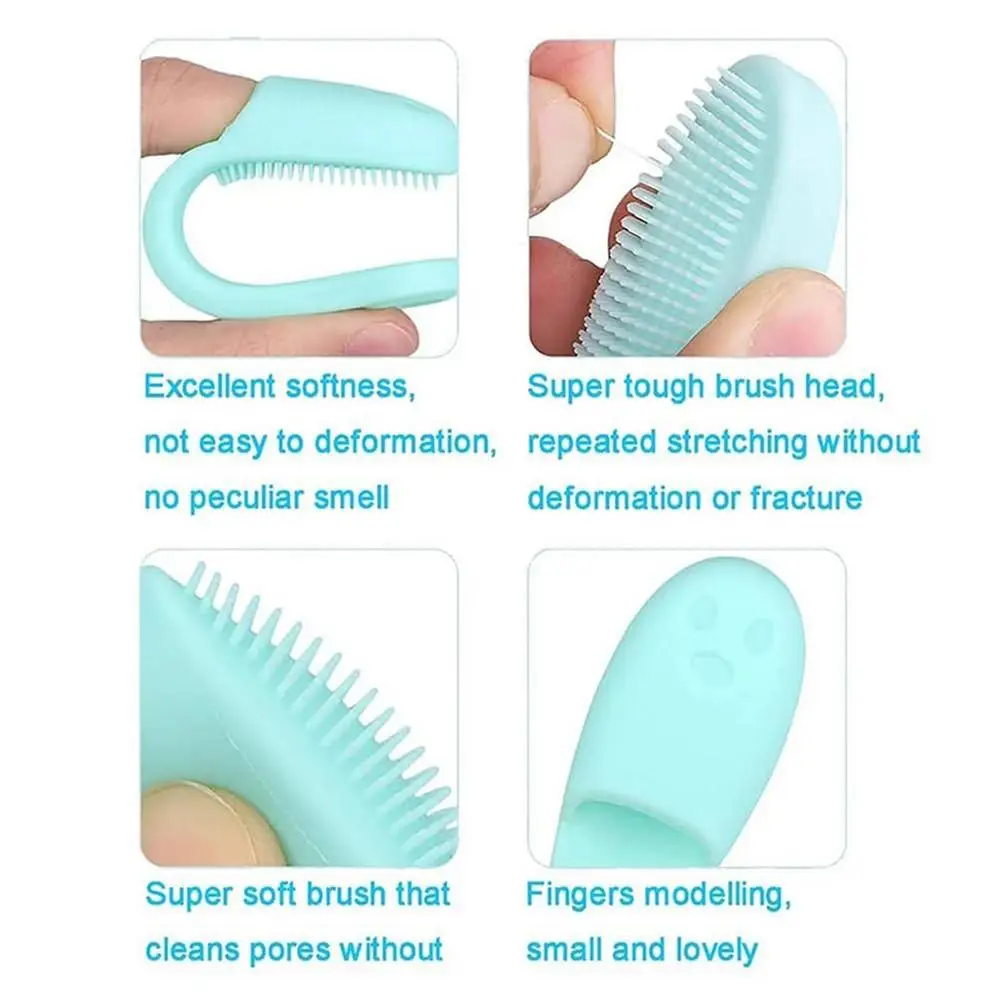 Cat Chin Brush Soft Silicone Grooming Chin Scrubber Non-Slip Multifunctional Finger Pet Supplies Cleaning Brush for Cats & Dogs Cat Chin Brush Soft Silicone Grooming Chin Scrubber Non-Slip Multifunctional Finger Pet Supplies Cleaning Brush for Cats & Dogs
