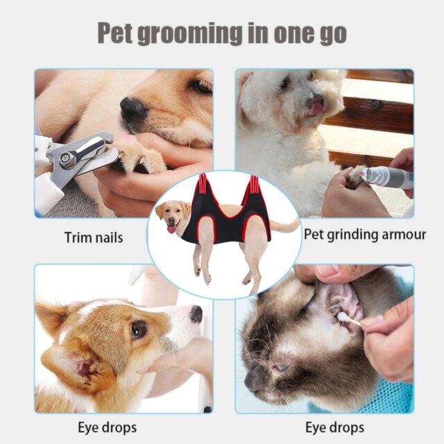New Luxurious Deluxe Plush Pet Grooming Hammock: Elevate Your Furry Friend's Spa Experience with Ultimate Relaxation and Pamperi - Image 5