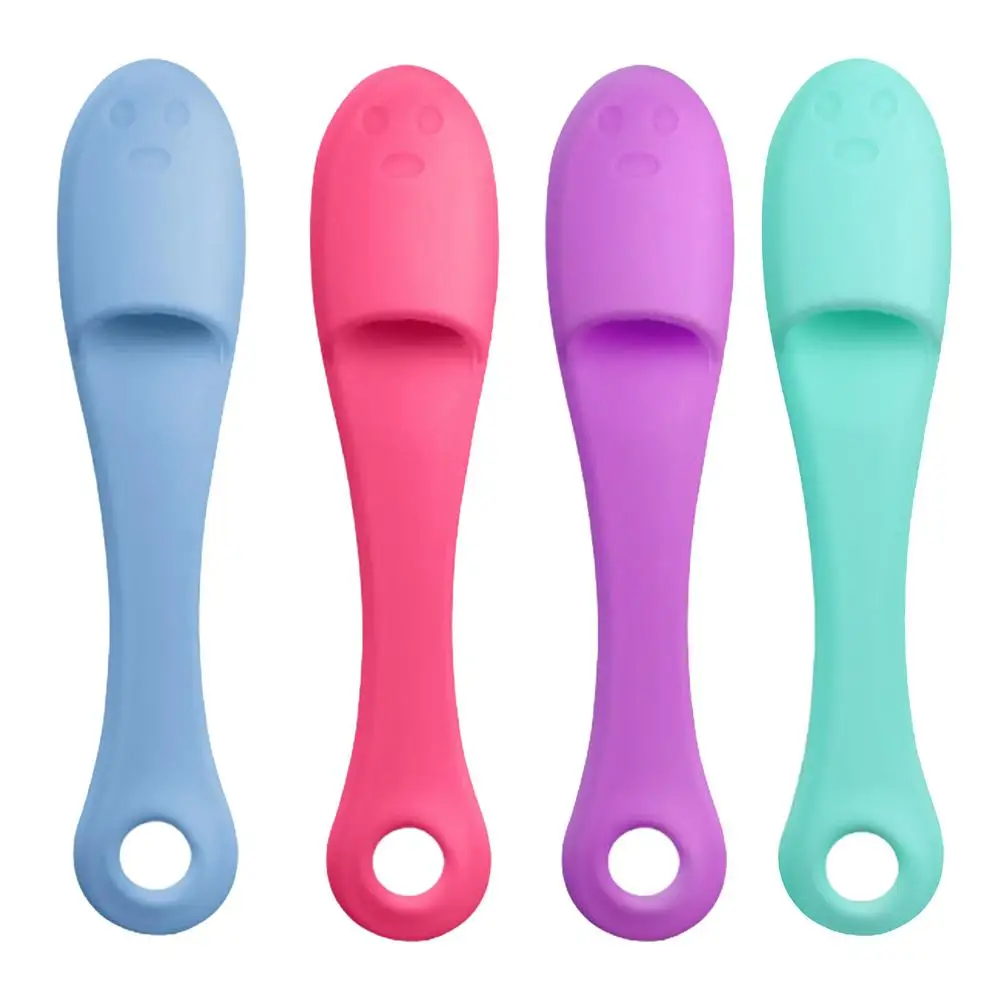 Pet Soft silicone finger Toothbrush Cat Dog toothbrush tooth stain removal tartar Brush black chin cat Grooming products