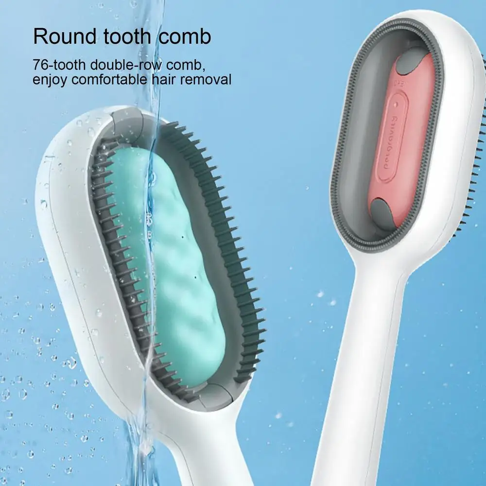 Cat Hair Comb With A Water Tank 4 In 1 Creative Pet Knot Remover Brush Cat Dog Grooming Comb Hair Cleaning Grooming Tool