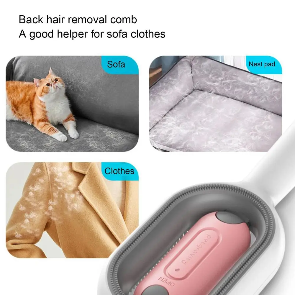 Cat Hair Comb With A Water Tank 4 In 1 Creative Pet Knot Remover Brush Cat Dog Grooming Comb Hair Cleaning Grooming Tool