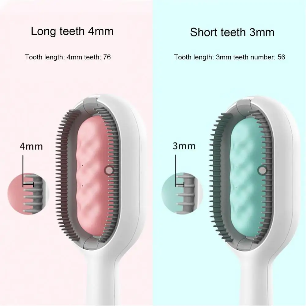 Cat Hair Comb With A Water Tank 4 In 1 Creative Pet Knot Remover Brush Cat Dog Grooming Comb Hair Cleaning Grooming Tool