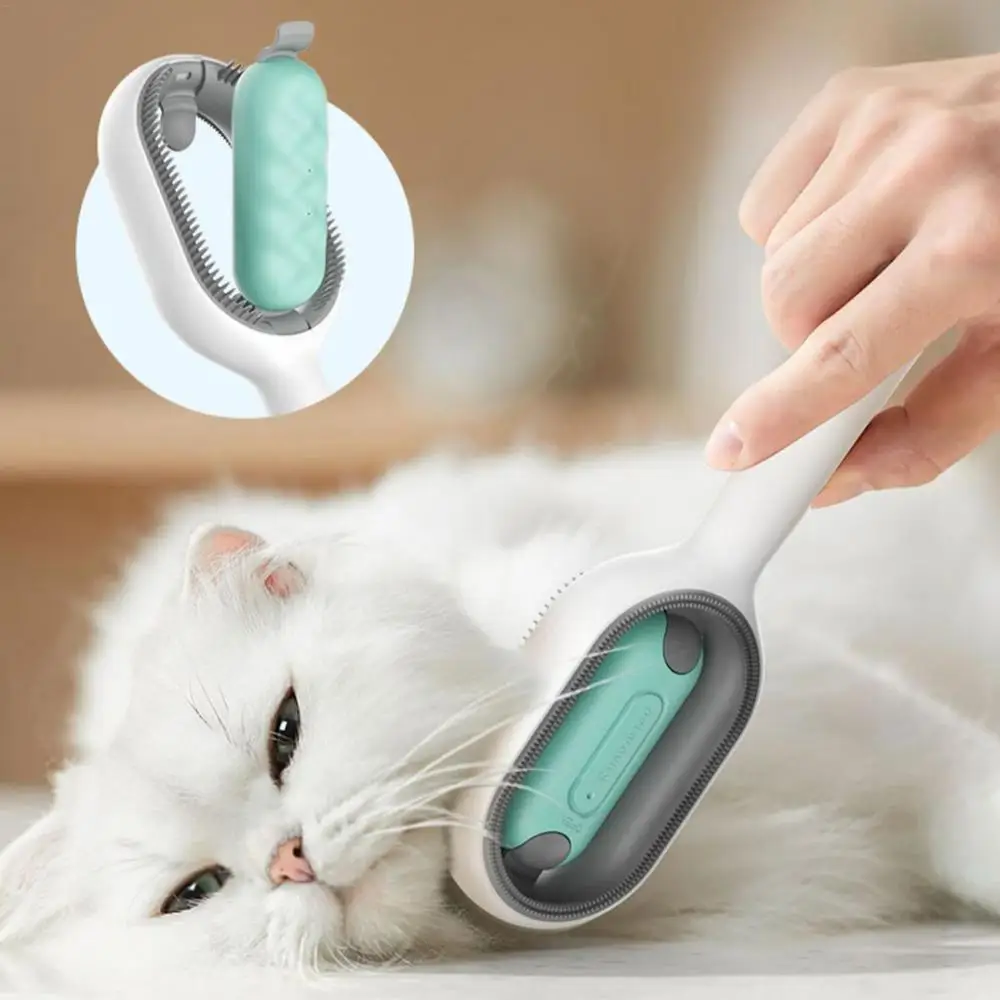 Cat Hair Comb With A Water Tank 4 In 1 Creative Pet Knot Remover Brush Cat Dog Grooming Comb Hair Cleaning Grooming Tool