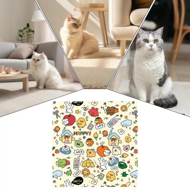 Cat Grooming Wrap Self-Adherent Pet Cat Grooming Wrap Bag Pet Supplies Cat Calming Wrap For Nail Clipping Clean Ears Brush Teeth - Image 3