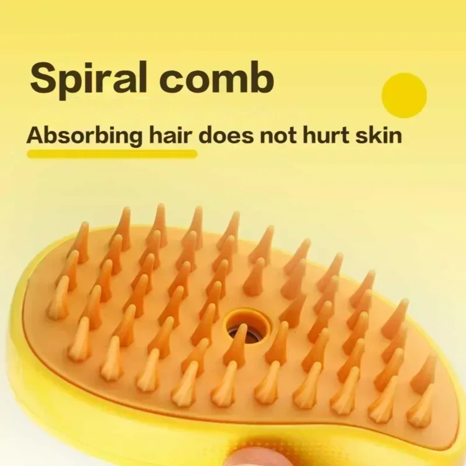 Cat Comb Massage Pet Steam Dog Brush  Spray Triple Hair Removal Comb Grooming Cats Brushes Supplies Removes Hairs