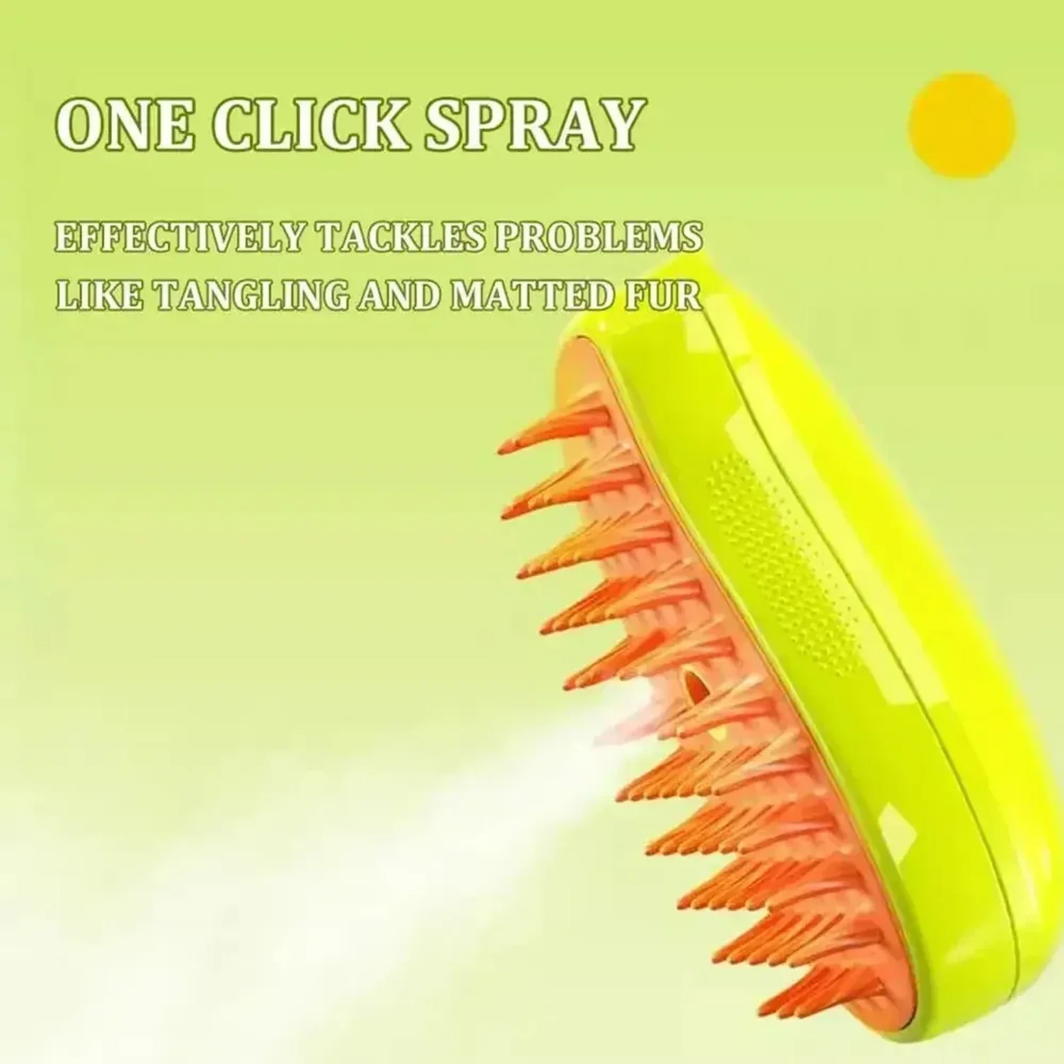 Cat Comb Massage Pet Steam Dog Brush  Spray Triple Hair Removal Comb Grooming Cats Brushes Supplies Removes Hairs