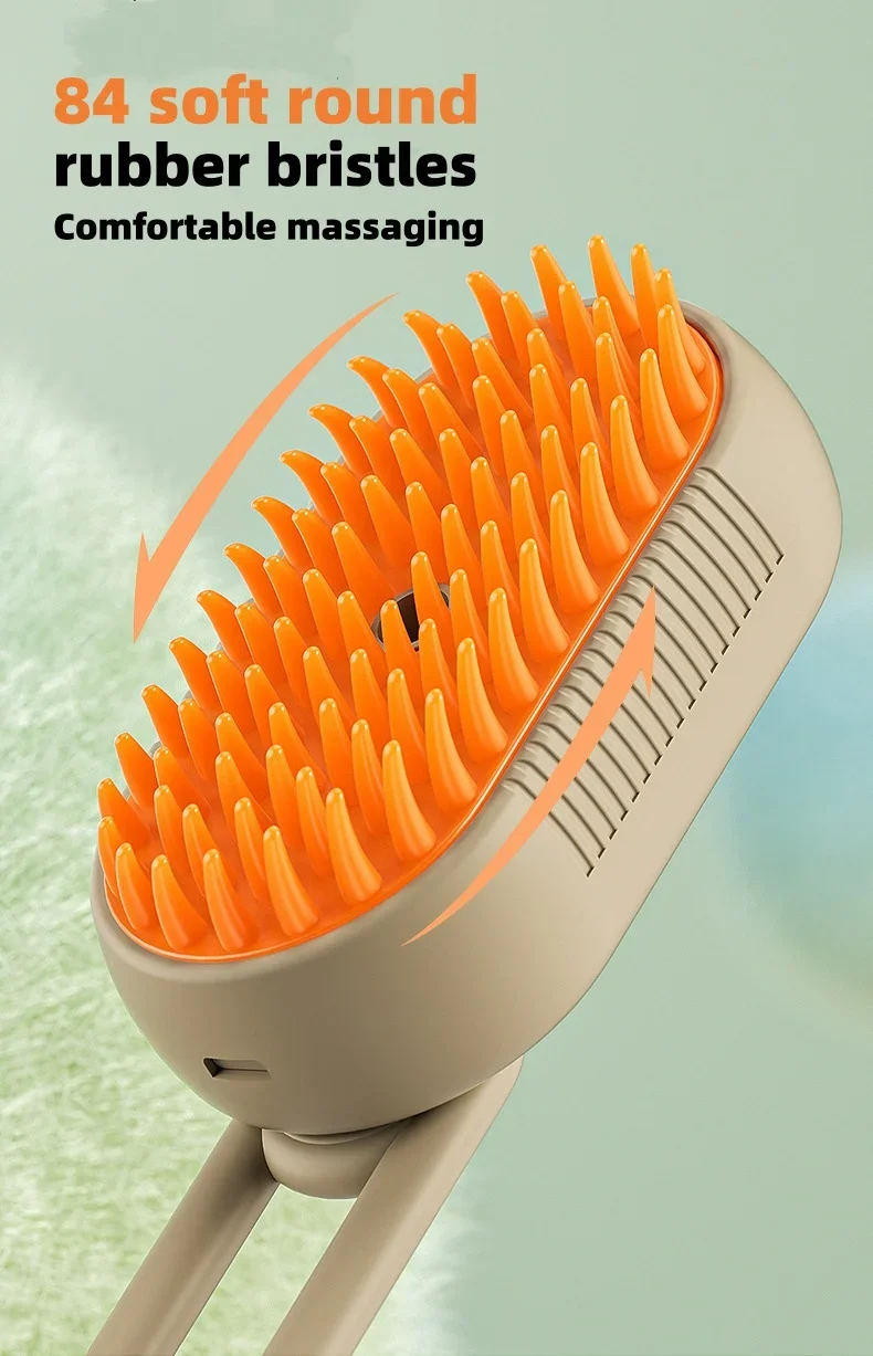 Pet Steam Brush Steam Cats Comb Electric Sprayer for Massage Wool Cat Brush Vaporizer Hair Removal Grooming Pets Accessories Pet Steam Brush Steam Cats Comb Electric Sprayer for Massage Wool Cat Brush Vaporizer Hair Removal Grooming Pets Accessories