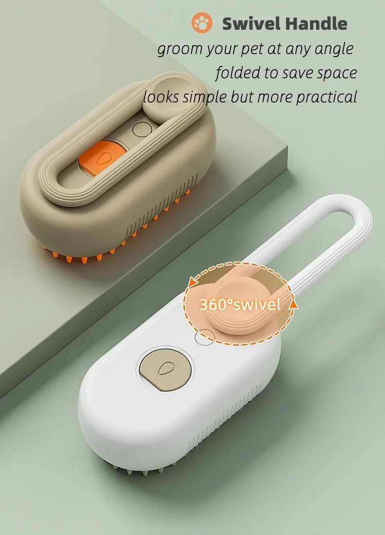 Pet Steam Brush Steam Cats Comb Electric Sprayer for Massage Wool Cat Brush Vaporizer Hair Removal Grooming Pets Accessories Pet Steam Brush Steam Cats Comb Electric Sprayer for Massage Wool Cat Brush Vaporizer Hair Removal Grooming Pets Accessories