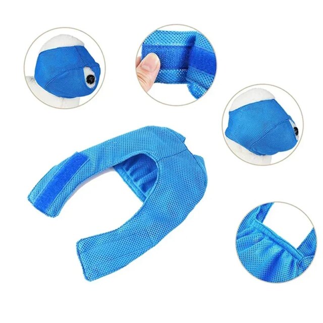 Breathable Cat Muzzle Anti Biting Chewing Pet Grooming Supplies Kitten Bathing Bag Bathing Mask Colorful Cat Mouth Guard Muzzle - Image 6