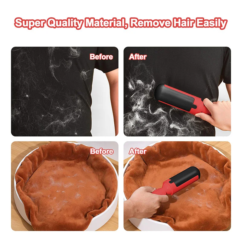 Cat Hair Remover Brush Pet Cleaning Floating Fur Remover Rolling Cats Dog Hair Sticker Grooming Comb Pet Supplies Accessories