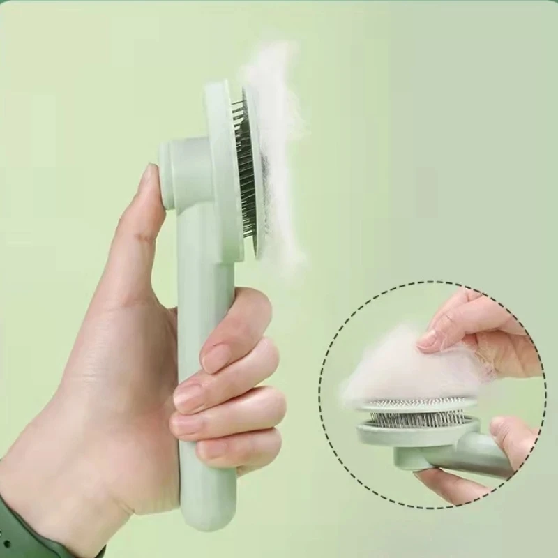 New Cat Brush Pet Grooming Brush for Cats Remove Hairs Pet Cat Hair Remover Pets Hair Removal Comb Puppy Kitten Grooming Accesso