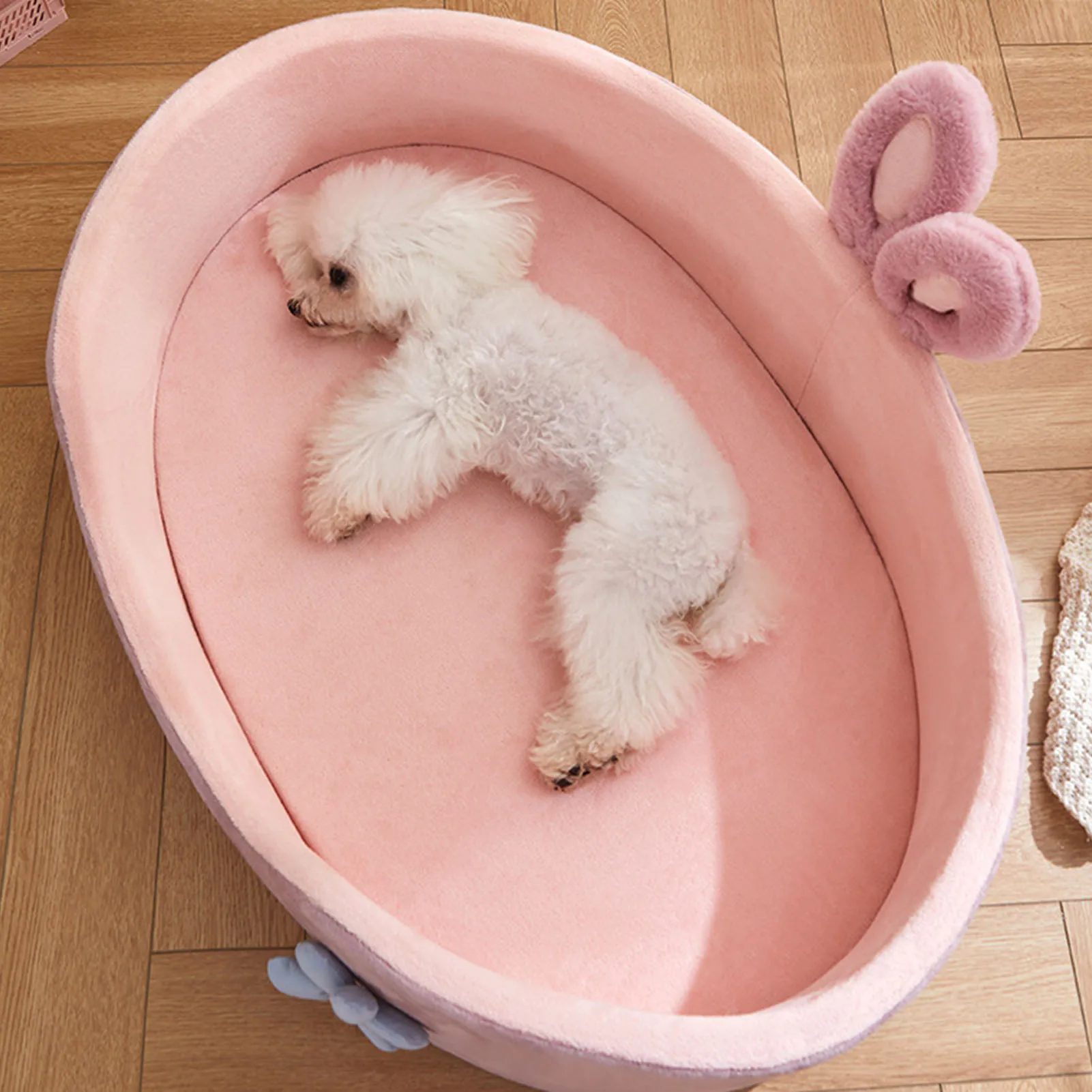 Detachable Pet Bed  Pet Bed Detachable Washable Dog Sleeping Bed Soft Comfortable Warm Cat Bed for Four Seasons Soft Pet Bed