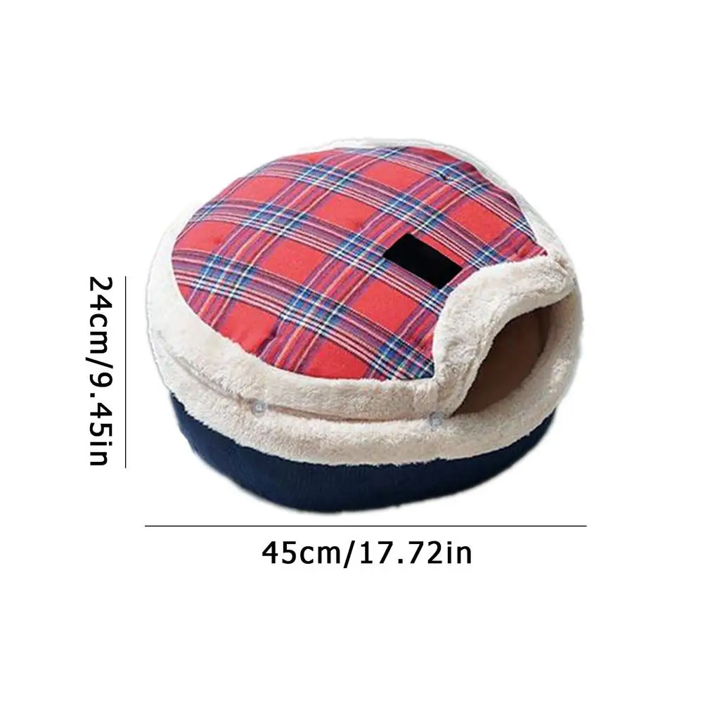 Plush Winter Furniture Pet Bed Breathable Cat Bed Pet Bed With Double Mode Design Detachable Cat Nest Cozy Comfortable Bed For