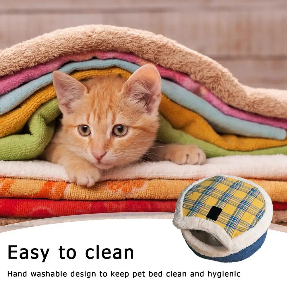 Plush Winter Furniture Pet Bed Breathable Cat Bed Pet Bed With Double Mode Design Detachable Cat Nest Cozy Comfortable Bed For