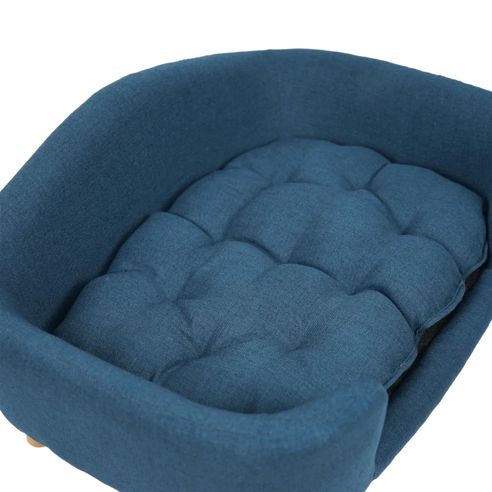 DOG BED Premium Large Dog Sofa Bed Dog Couches Luxury Leather Dog Couches with Removable Washable Cushion Pet Outdoor Furniture