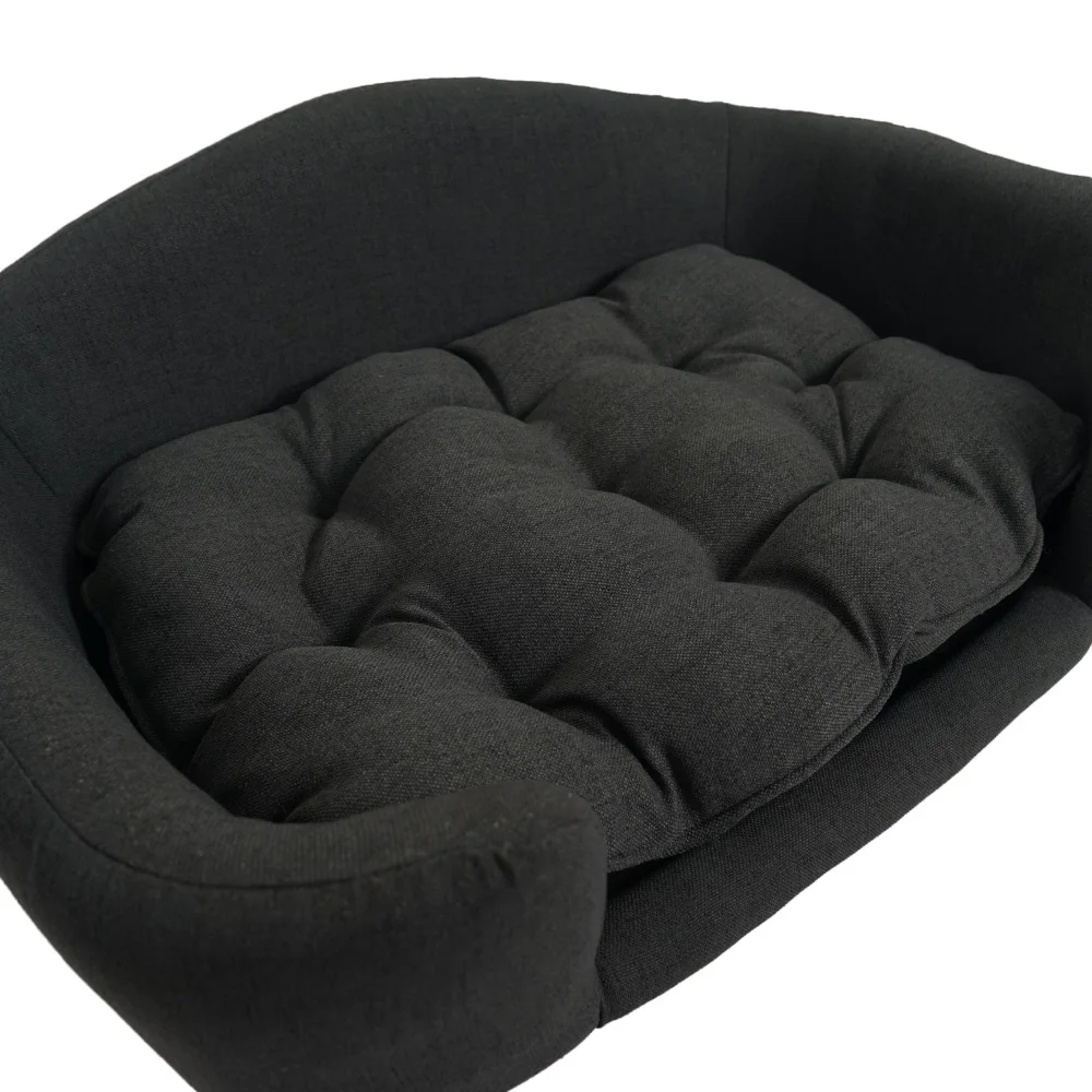 DOG BED Premium Large Dog Sofa Bed Dog Couches Luxury Leather Dog Couches with Removable Washable Cushion Pet Outdoor Furniture