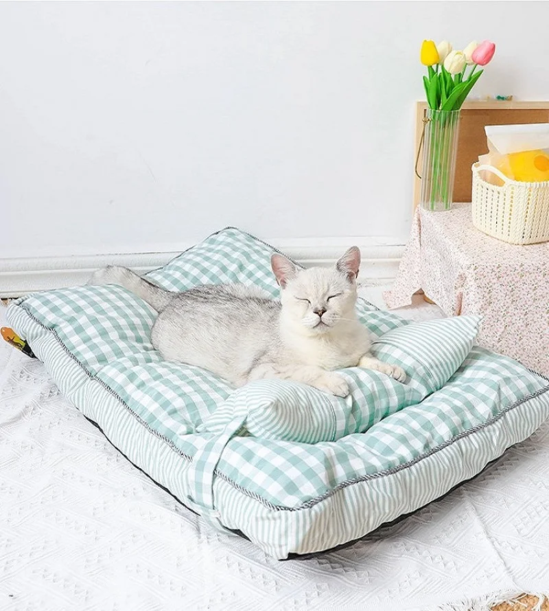 Pet Dog Bed Soft Lounger Pet Bed House for Dogs Cats Cozy Sleeping Sofa Warm Puppy Kennel Mat Cat Mattress Pet Supplies