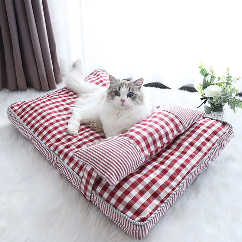 Pet Dog Bed Soft Lounger Pet Bed House for Dogs Cats Cozy Sleeping Sofa Warm Puppy Kennel Mat Cat Mattress Pet Supplies