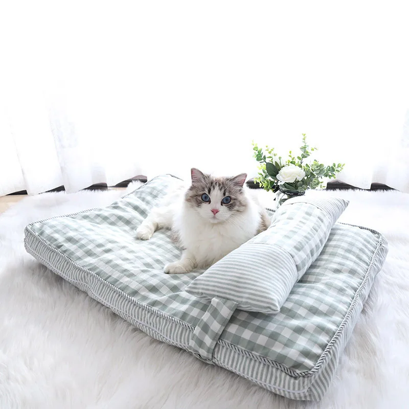 Pet Dog Bed Soft Lounger Pet Bed House for Dogs Cats Cozy Sleeping Sofa Warm Puppy Kennel Mat Cat Mattress Pet Supplies