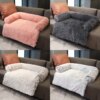 Winter Deep Sleeping Sofa Mat Cat Dog Cute Plush Bed Nest Cozy Soft Plush Comfortable Cushion Foldable Home Mattress Tent - Image 2