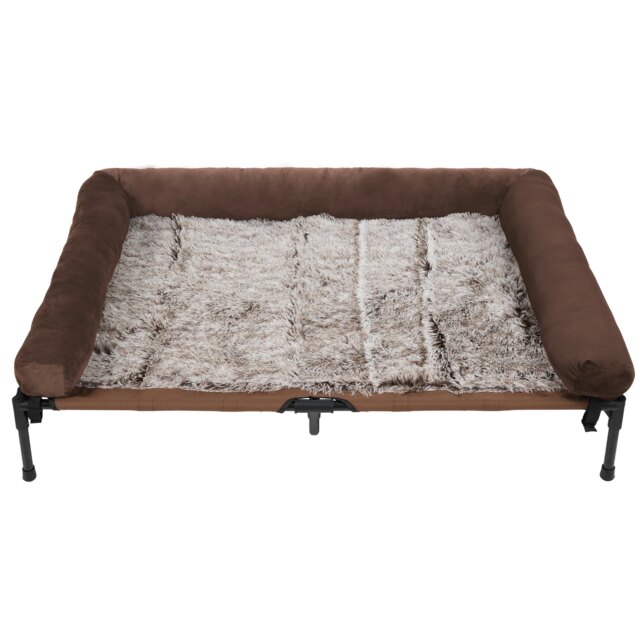 Extra Large Cooling Elevated Dog Bed with Bolster Raised Pet Cot Lounger Indoor Outdoor Waterproof - Image 5