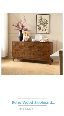 Wooden Dog Crate Furniture Kennel Decorative Modern House Bed Dual-Purpose End Table Large Dogs Comfortable Rest Space Aesthetic