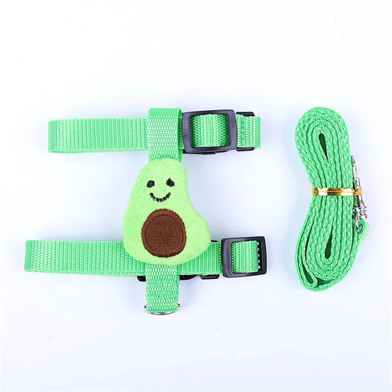 Hamster Rabbit Small Pets Chest Strap Outdoor Traction Rope Adjustable Harness Leash Vest  Rabbit Hedgehog Guinea Pig