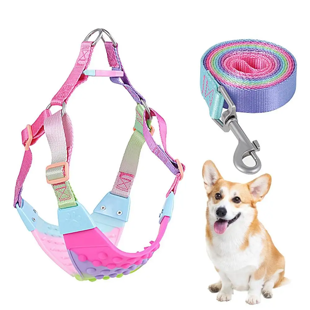 Large Dog Harness Heavy Duty Large Breed Dog Harness Adjustable Dog Walking Harness Easy Control For Walking Running And