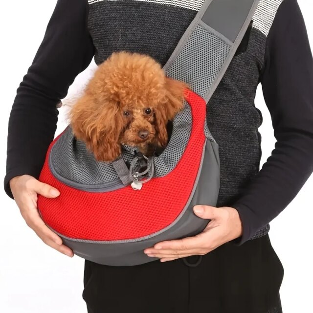 1pc Small Dog Backpack, Cat Bag, Portable Pet Cat Bag, Pet Backpack Front Chest Carrier For Small Dog - Image 4