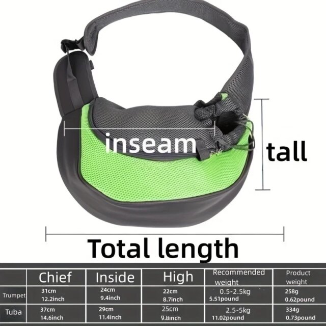 1pc Small Dog Backpack, Cat Bag, Portable Pet Cat Bag, Pet Backpack Front Chest Carrier For Small Dog - Image 2