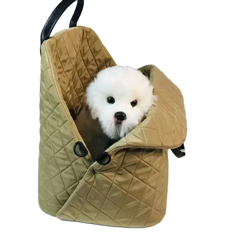 Dog Cats Car  Protector  Portable Soft fabric Dog cat Carrier Bags,  Dogs Cats Travel Warm Shoulder  Dog Supplies