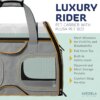Katziela Rolling Pet Carrier - Airline Compliant with Removable Wheels - TSA Approved for Small Dogs and - Image 4