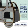 Katziela Rolling Pet Carrier - Airline Compliant with Removable Wheels - TSA Approved for Small Dogs and - Image 6