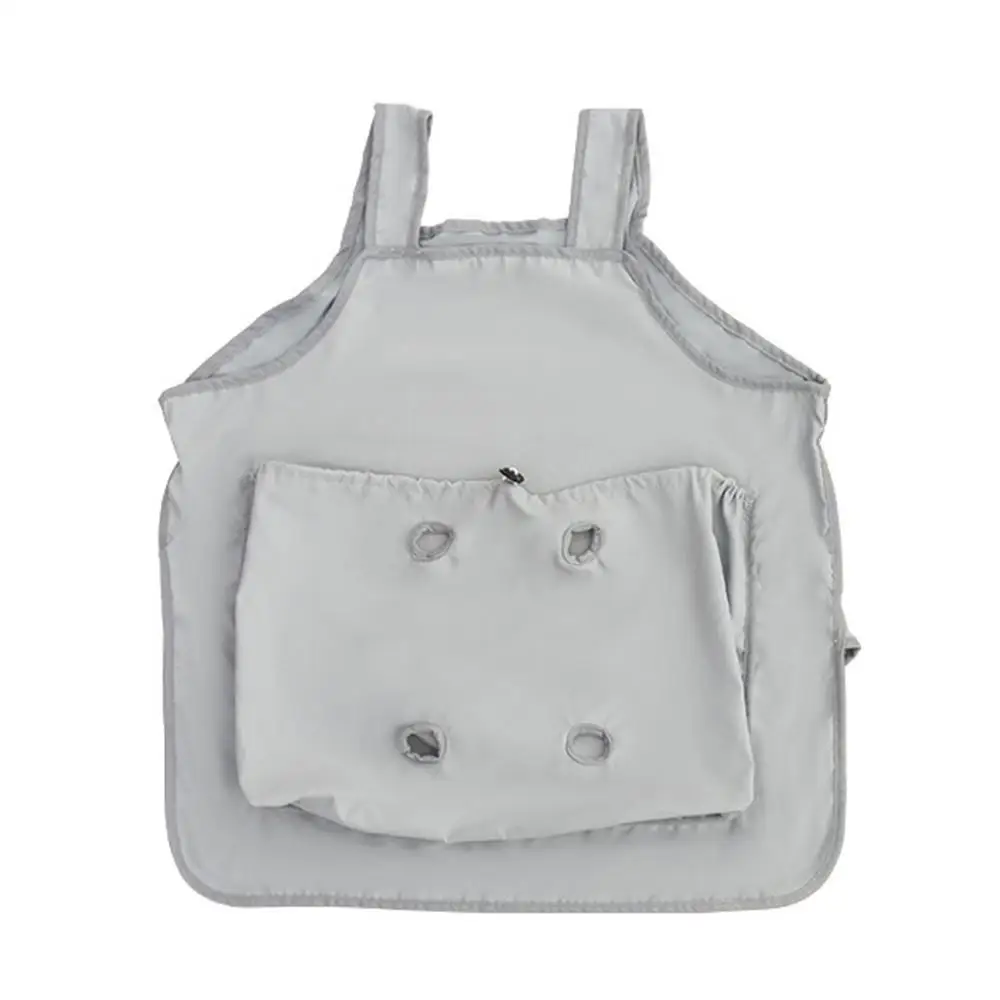 Adjustable Cat Apron Carrier Adjustable Cat Chest Carrier With Holes Soft Front Chest Sling With Drawstring Breathable Cat