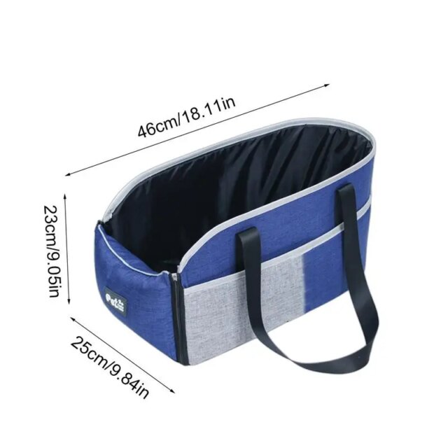 Center Console Small Dog Seat for All Seasons Removable Cushion Car Interior Pet Carrier Portable outdoor one-shoulder bags - Image 6