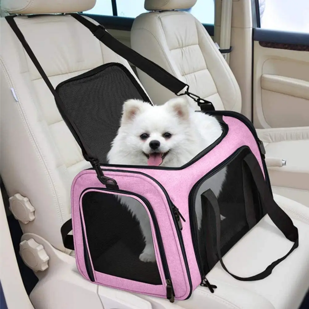 Small Cat Carrier Pet Travel Kitten Carrier Breathable Small Pet Carriers For Small Cats And Dogs Foldable Pet Carrier Bag