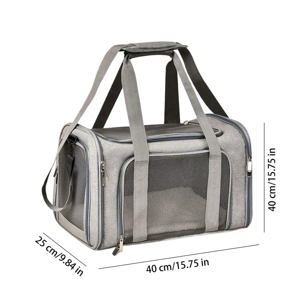 Small Cat Carrier Pet Travel Kitten Carrier Breathable Small Pet Carriers For Small Cats And Dogs Foldable Pet Carrier Bag