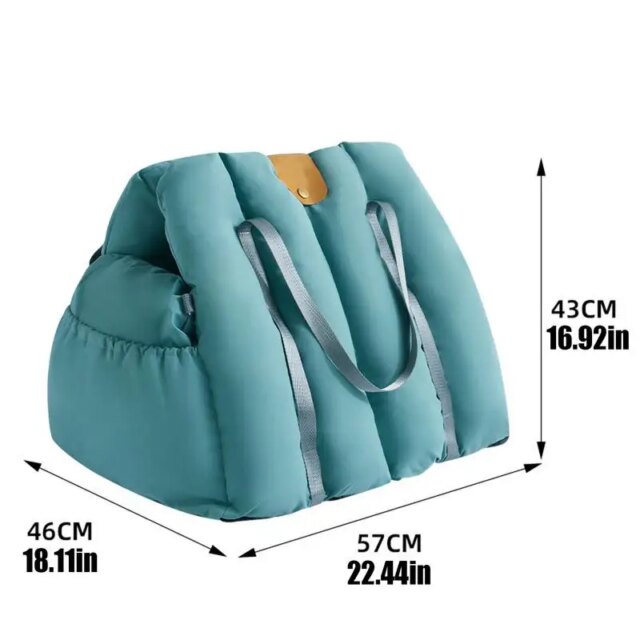 Small Dog Car Seat Portable Dog Booster Car Seats Cat Soft-Sided Carriers Cat Bag Puppy Car Seat Car Pet Seat Stable Travel - Image 6