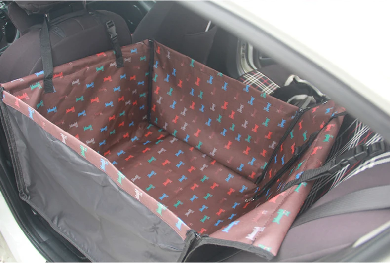 Pet Carriers Dog Car Seat Cover Carrying for Dogs Cat Mat Blanket Rear Back Hammock Pet Carriers Bag Protector transportin perro