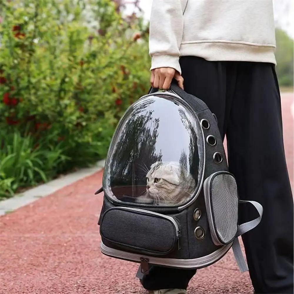 Cat Carrier Backpack Pet Carrier Cat Backpack Breathable Space Capsule Pet Carrier Dog Hiking Backpack For Travel Walking Hiking