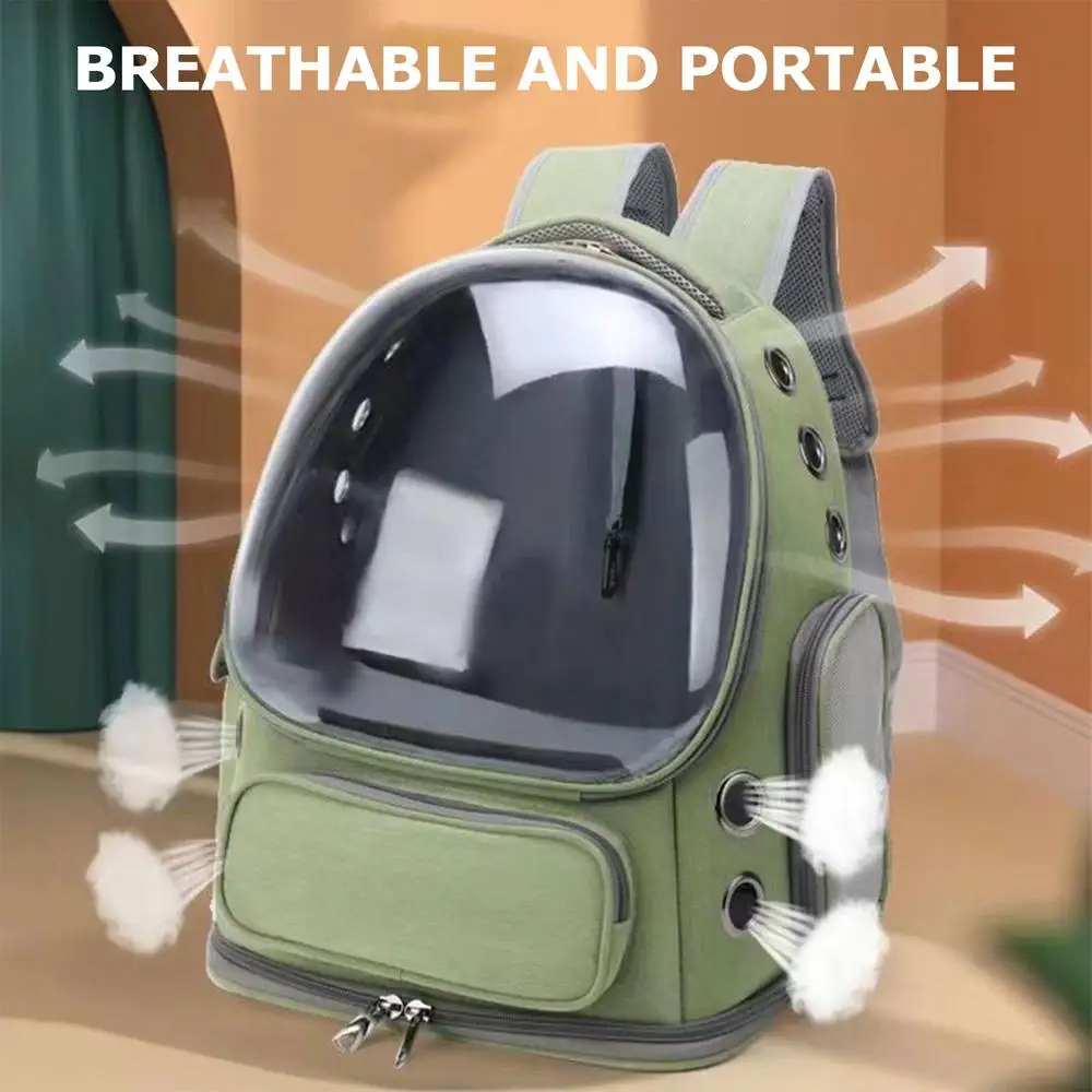 Cat Carrier Backpack Pet Carrier Cat Backpack Breathable Space Capsule Pet Carrier Dog Hiking Backpack For Travel Walking Hiking