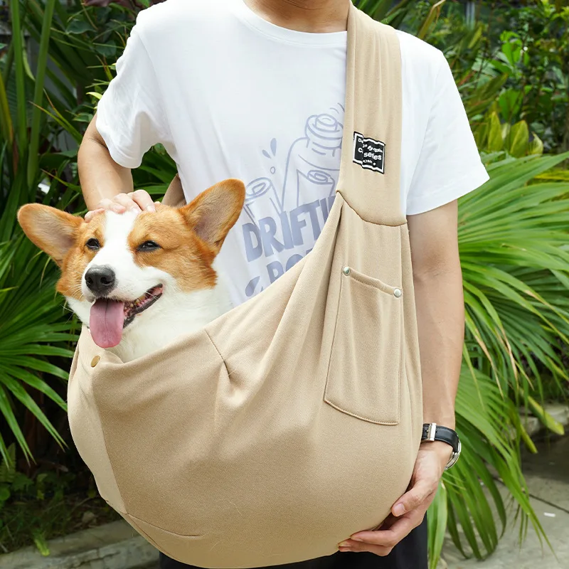 Pet Dog Shoulder Bags Carrier Bag Outdoor Travel Puppy Dogs Single Comfort Sling Handbag Tote Pouch Kitten Corgi Transport Pets