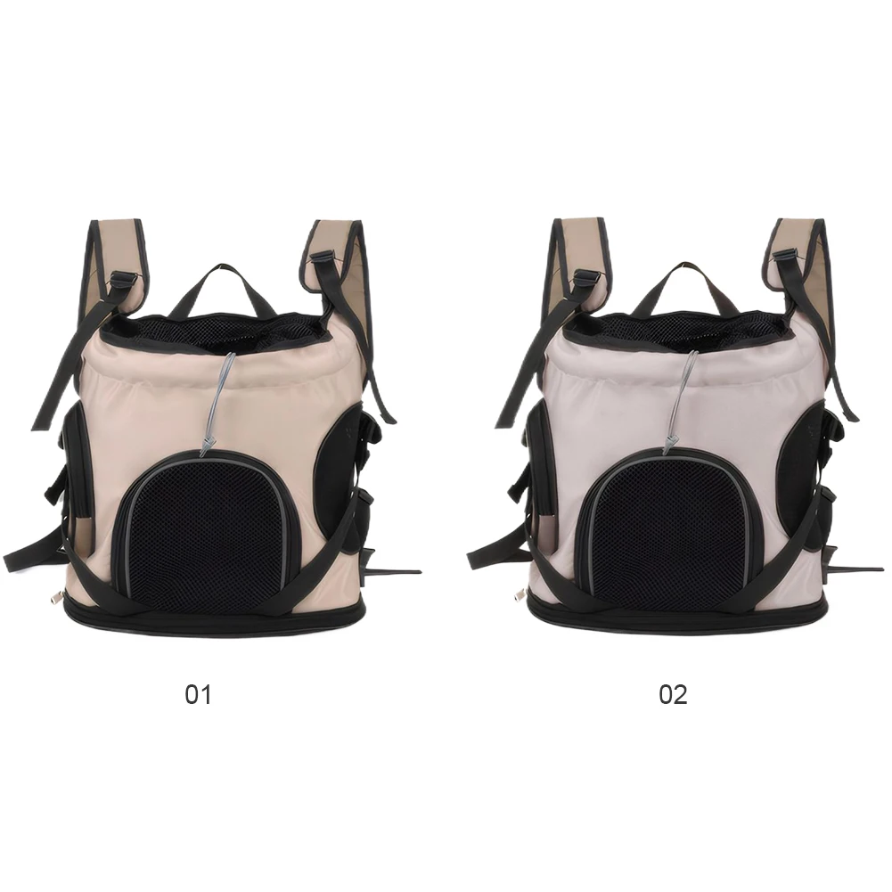 Ventilation Large Capacity Cat Carrier Backpack Adjustable Strap Pet Carrying Bag Portable Cat Backpack for Outdoor Travel