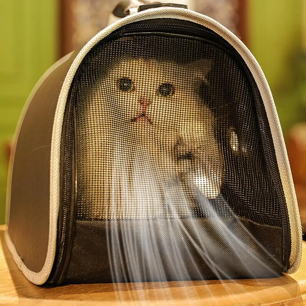 Pet Carrier Sling Dog Shoulder Sling Bubble Cat Backpack Carrier Transparent Cat Carrier Pouch Breathable Pet Carrier Zipper