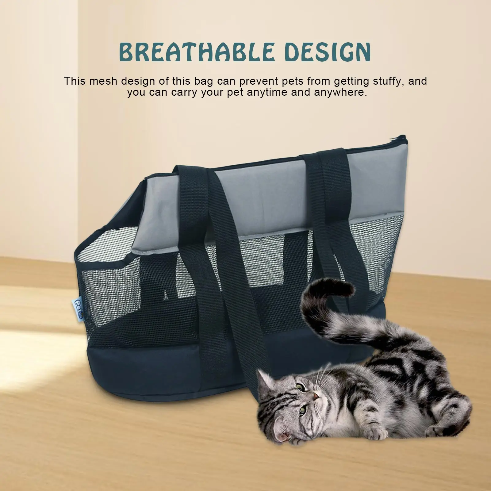 Pet Carriers Cat Travel Carrier Outgoing Travel Breathable Pets Handbag Dog Bags Cat Carrier Bag For Puppy wholesale