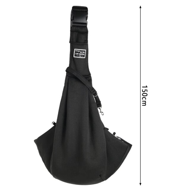 Small Dog Sling Cat Carrier Bag Adjustable Strap Hands Free Reversible Pet Puppy Travel Shoulder Bags Backpack for Outdoor - Image 2
