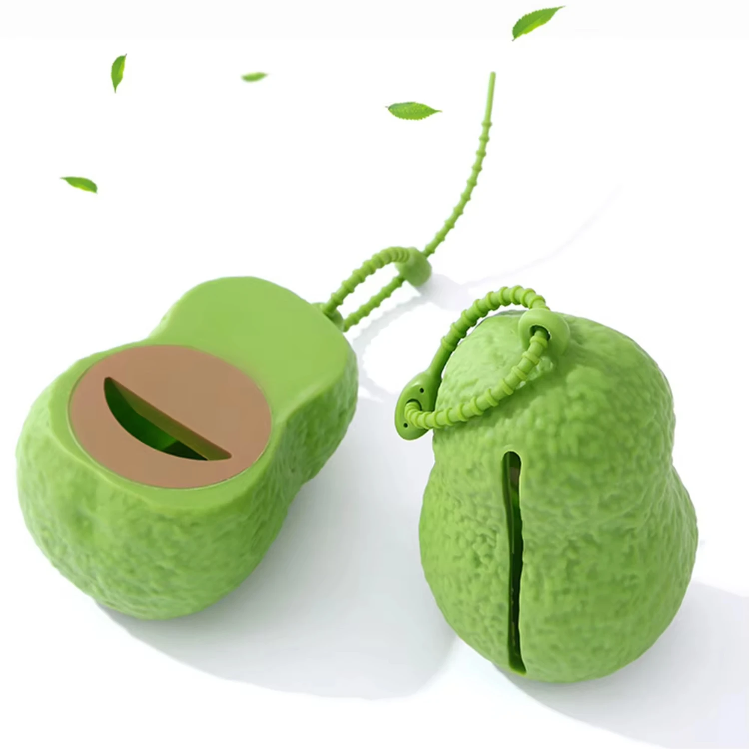 Cute Avocado Shaped Dog Waste  Dispenser Dog Pooper Scooper With Attachment Litter Housebreaking Cats Litter Dispenser